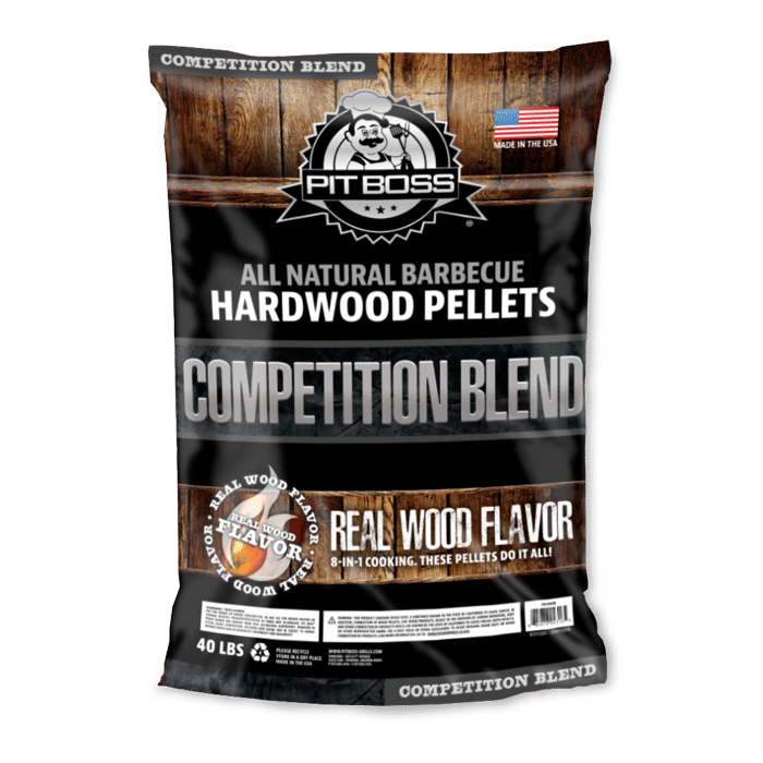 Pit Boss BBQ Wood Pellets Competition Blend All-Natural Wood 40 lbs 2 pack Details about    
