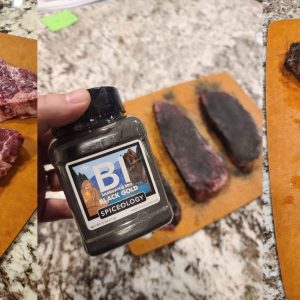 Black Gold New York Striploin Steaks Recipe