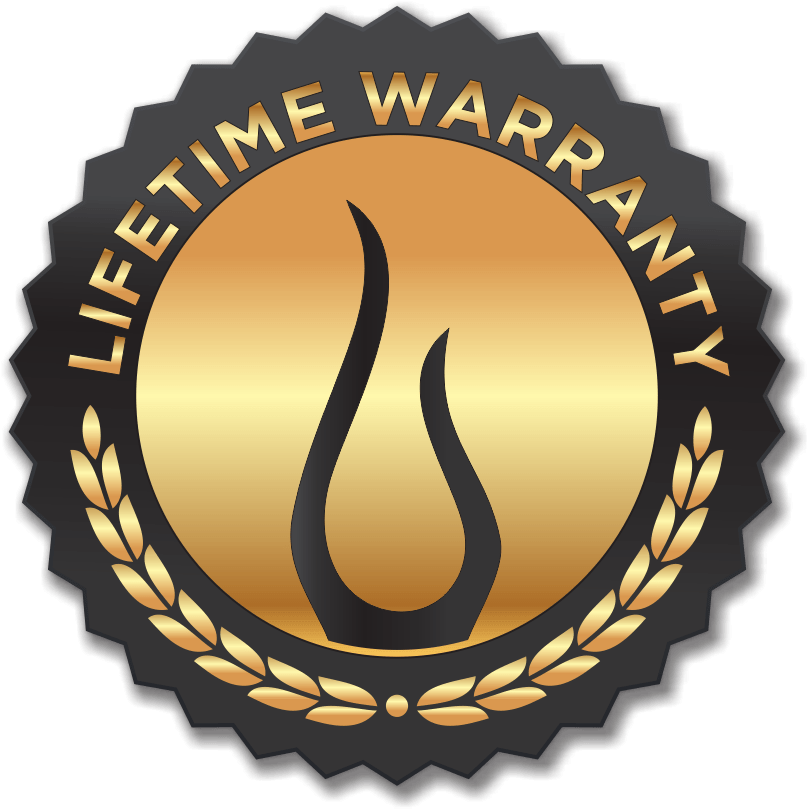 Blaze Lifetime Warranty Seal