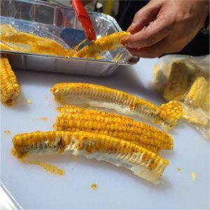 Grilled Butter Flavour Ribs of Corn