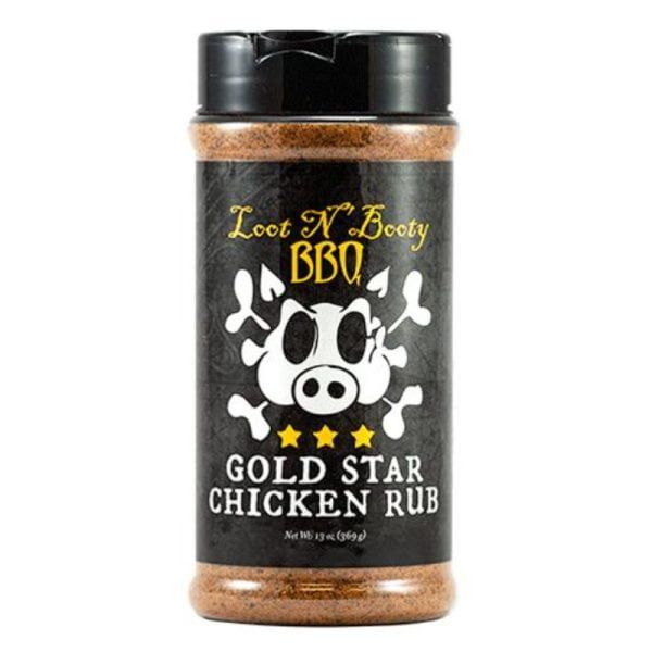 loot n booty gold star chicken rub