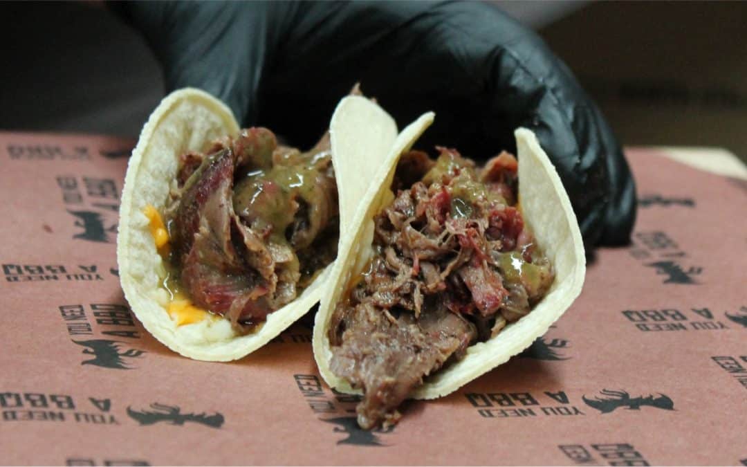 Smoked and Pulled Beef Chuck Tacos