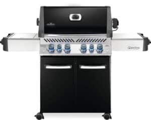 Napoleon Prestige® 500 Propane Gas Grill with Infrared Side and Rear Burners - Black