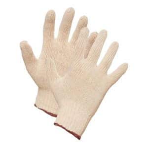 String Knit Work Gloves - Large (Brown)
