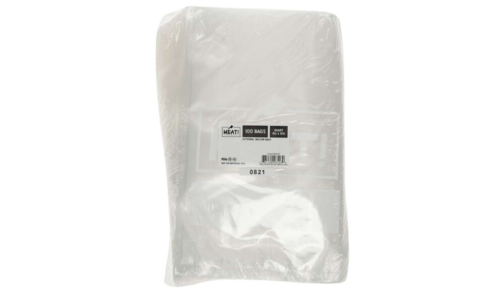 MEAT! Your Maker - External Vacuum Bags - 100 Pack - Quart