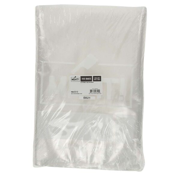 MEAT! Your Maker - External Vacuum Bags - 100 Pack - Gallon