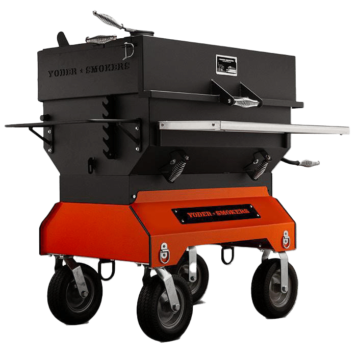 Yoder 24" x 36" Flat Top Competition Cart Charcoal Grill
