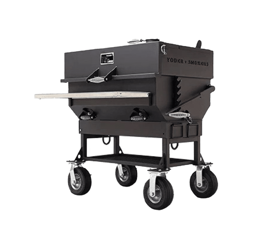 Yoder 24" x 36" Flat Top Standard Cart Charcoal Grill