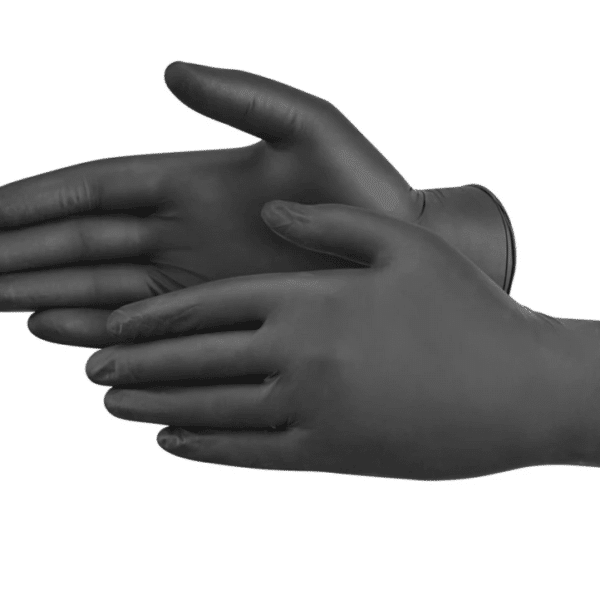 Nitrile Black Disposable Gloves - Medium