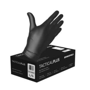 Nitrile Black Disposable Gloves - Large