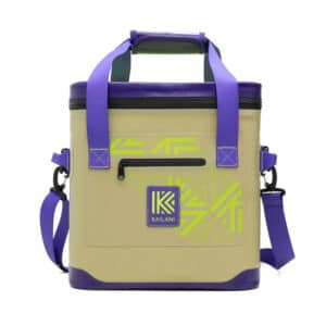 KAILANI Sports KUKUI 20 Can Soft Cooler Tan/Purple -