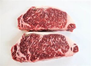 Snake River Farms Black Graded Wagyu New York Striploin Steaks -