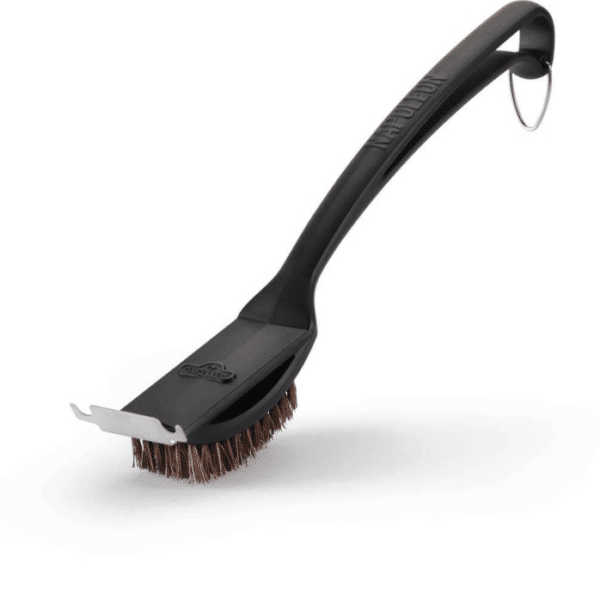 Natural Fiber Grill Brush with Grid Scraper