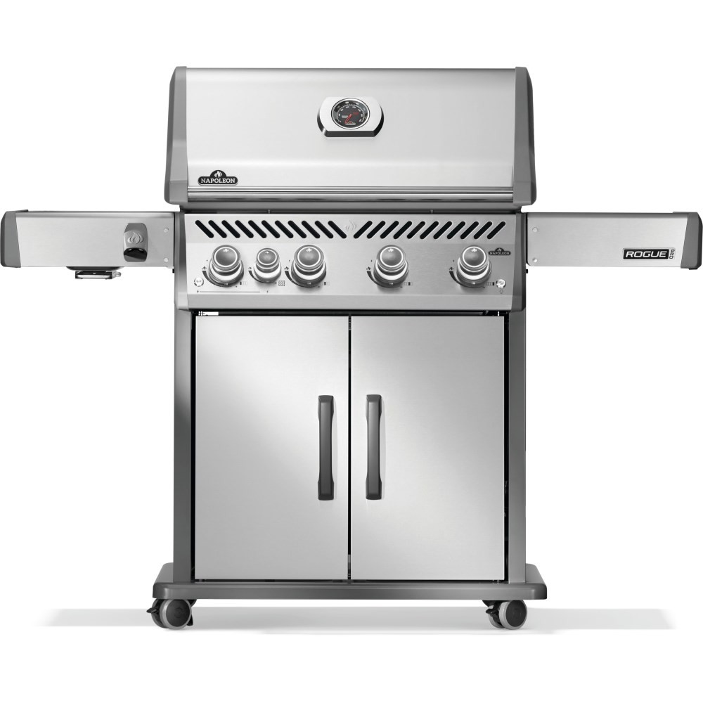 BBQs and Smokers 143 Rogue® PRO 525 Propane Gas Grill with Infrared Side Burner, Stainless Steel (order only)