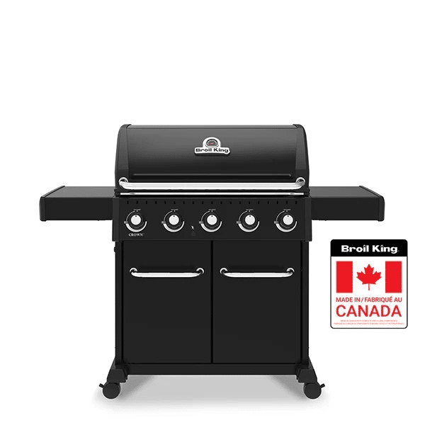 BBQs and Smokers 50 Broil King Shadow Crown 520 Propane BBQ Grill | 5-Burner LP Gas Barbecue with Cast Aluminum Oven, Stainless Steel Grids & Flav-R-Wave System