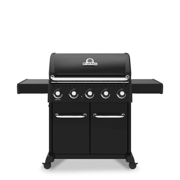 BBQs and Smokers 67 Broil King Shadow Crown 520 NG BBQ Grill | 5-Burner Natural Gas Barbecue with Cast Aluminum Body, Stainless Steel Grids & Flav-R-Wave System