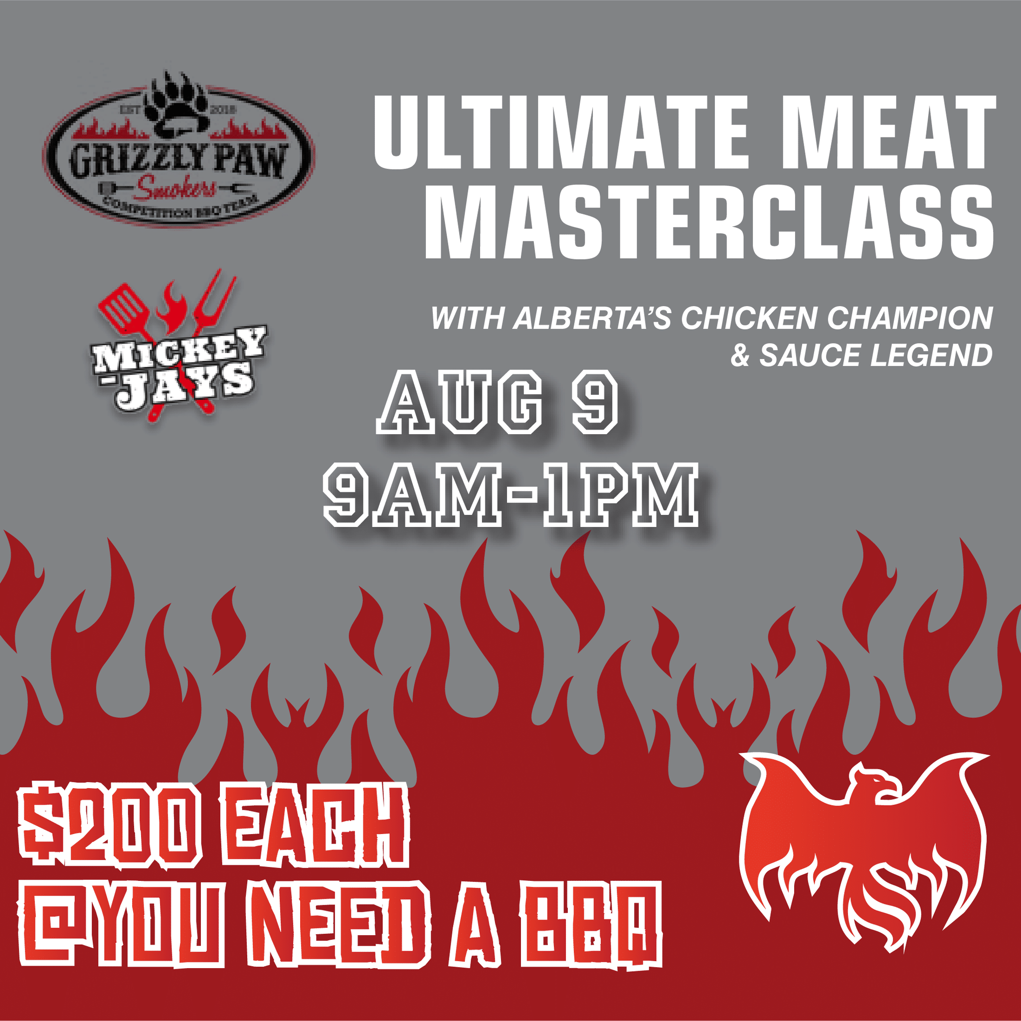 Ultimate Meat Masterclass with Alberta’s Chicken Champion & Sauce Legend - Aug 9 1 Ultimate Meat Masterclass with Alberta’s Chicken Champion & Sauce Legend - Aug 9