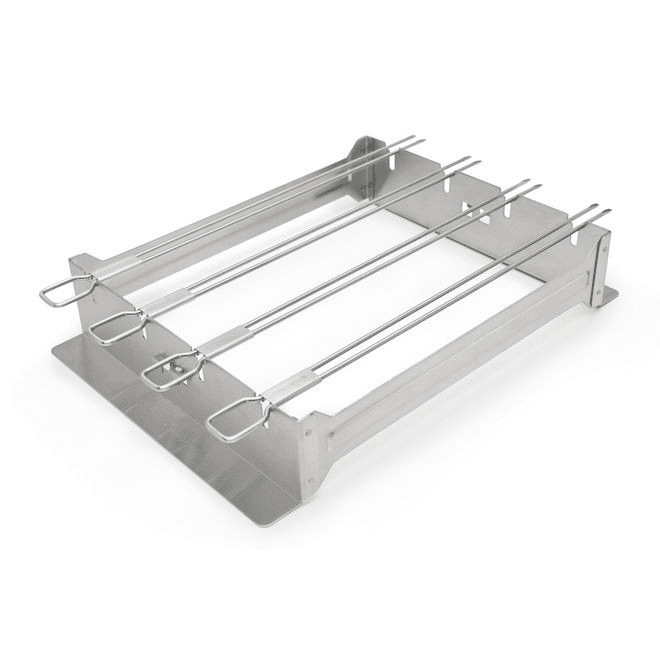 Narrow kabob rack