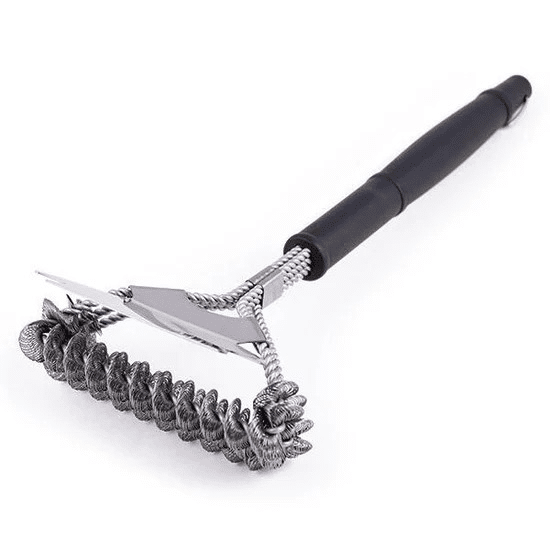 Triple Coil Wide Head Grill Brush