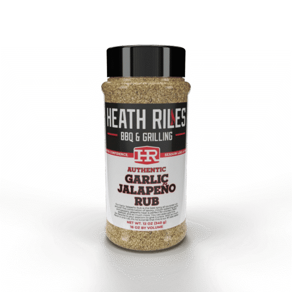 Heath Riles |Garlic Jalapeño Rub | Award-Winning Bold BBQ Seasoning – You Need a BBQ