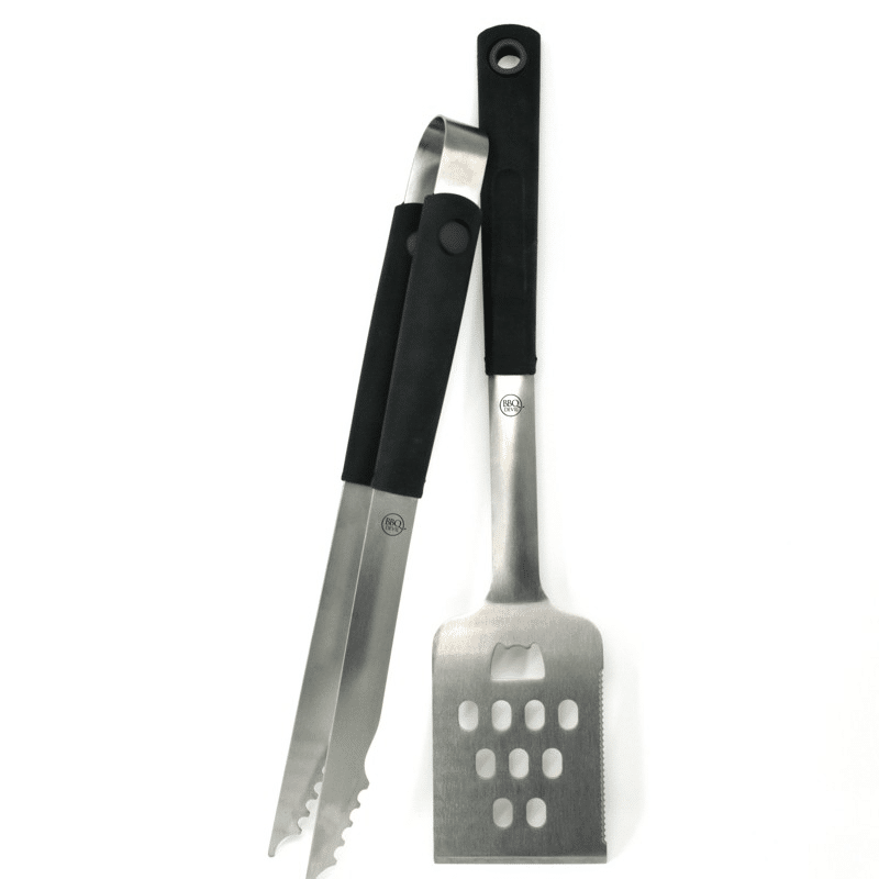 BBQ Tool Set with Spatula & Tongs | Stainless Steel Grill Tools – You Need a BBQ