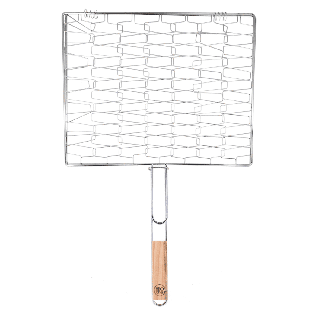BBQ Devil Flexible Grill Basket 12" x 16" | Easy Flipping & Secure Grilling – You Need a BBQ