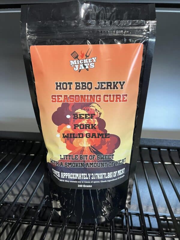 Mickey Jays Hot BBQ Jerky Seasoning Cure | 7 lbs Batch | You Need A BBQ Sherwood Park