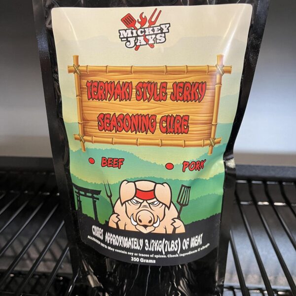 Mickey Jays Teriyaki Jerky Seasoning Cure | 7 lbs Batch | You Need A BBQ Sherwood Park
