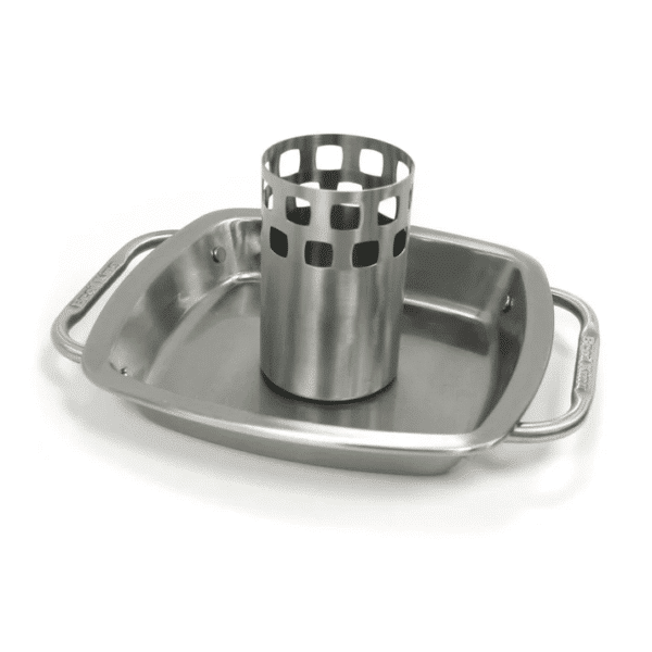 Broil King Chicken Roaster with Pan | Stainless Steel Beer Can Chicken Roaster