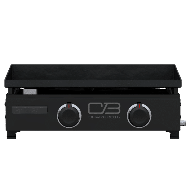 Charbroil 22" Performance Series Portable Tabletop 2 Burner Propane Gas Griddle, Black