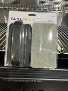 GrillPro  Griddle Cleaning Kit with Scouring Pads & Handle | Heavy-Duty Grill Cleaning Tool | You Need A BBQ 4PC