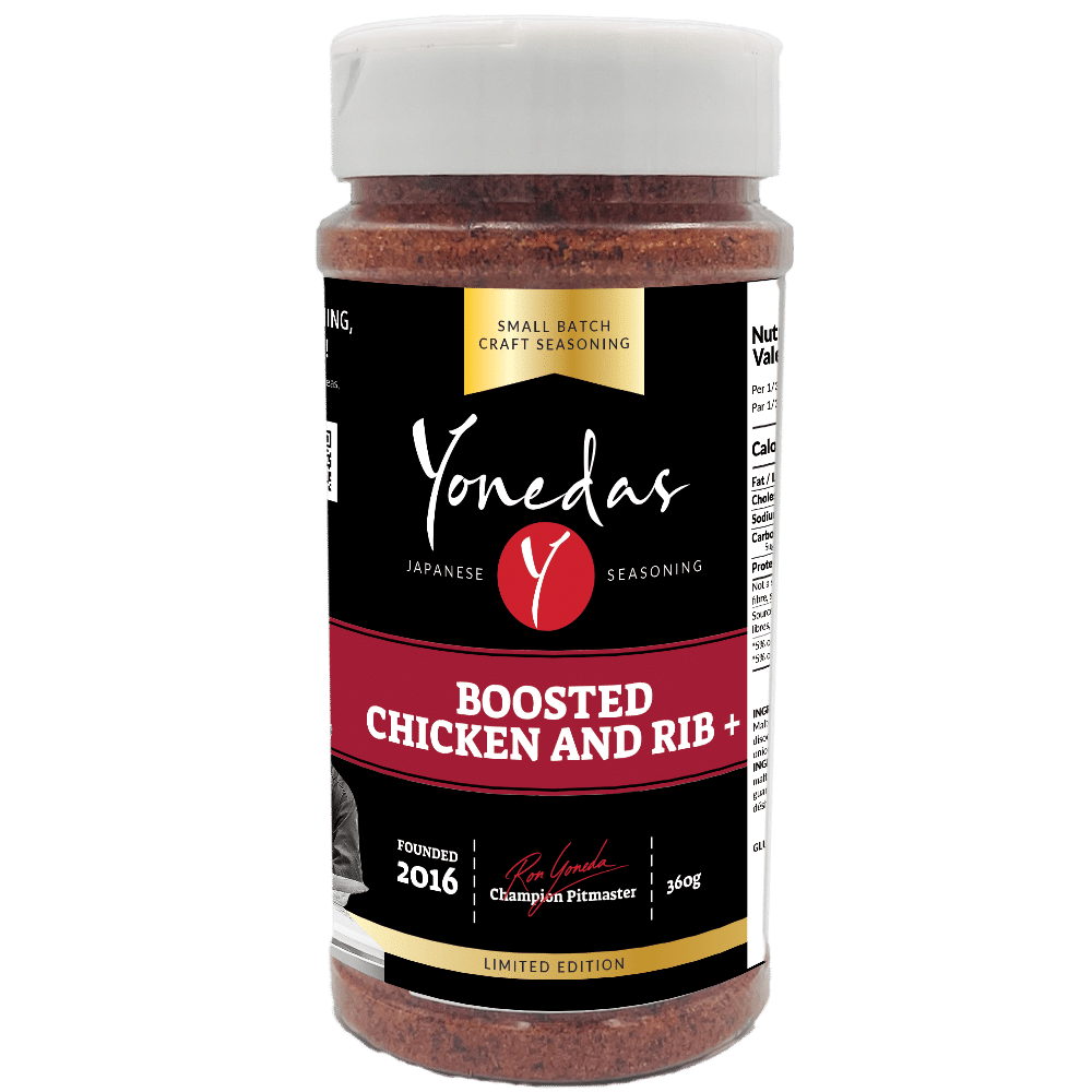 Yonedas Boosted Chicken & Rib Seasoning | BBQ Rub for Chicken, Wings & Ribs 1 Yonedas Boosted Chicken & Rib Seasoning | BBQ Rub for Chicken, Wings & Ribs