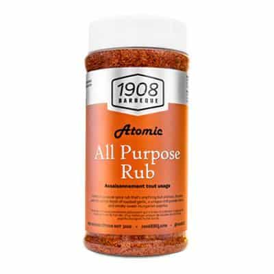 1908 Atomic All Purpose Rub – Premium BBQ Seasoning for Meat, Seafood & Vegetables | You Need A BBQ – Sherwood Park 1 1908 Atomic All Purpose Rub – Premium BBQ Seasoning for Meat, Seafood & Vegetables | You Need A BBQ – Sherwood Park