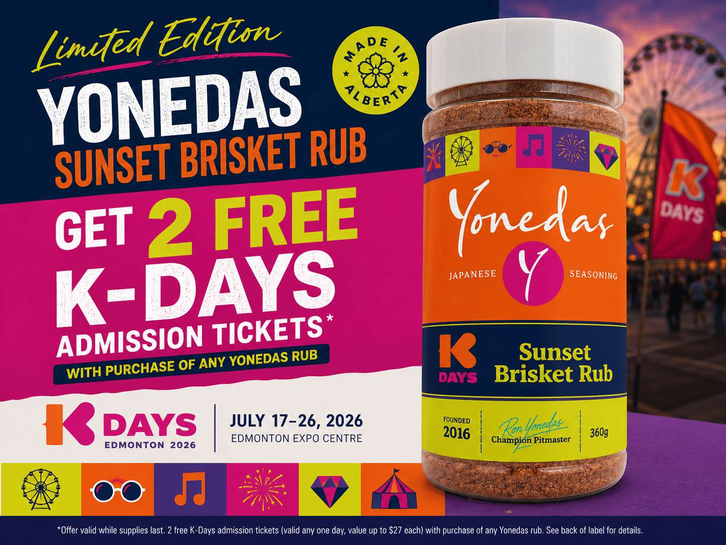 Yonedas KDAYS Sunset Brisket Rub 2 Yonedas KDAYS Sunset Brisket Rub - Image 2