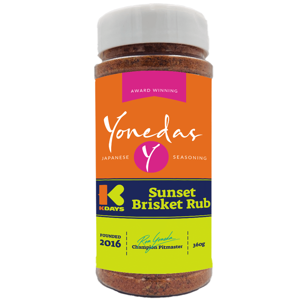 Yonedas KDAYS Sunset Brisket Rub 1 Yonedas KDAYS Sunset Brisket Rub