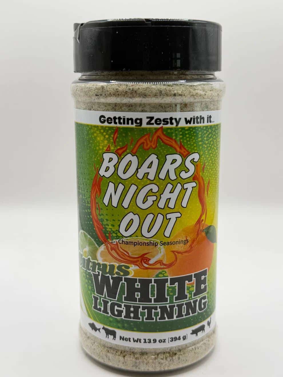 Boars Night Out Citrus White Lightning BBQ Rub | Citrus Seasoning 1 Boars Night Out Citrus White Lightning BBQ Rub | Citrus Seasoning