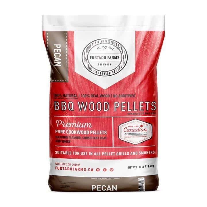 BBQ Fuel - Wood Pellets, Lump Charcoal, Wood Chunks - Get that Beautiful Smoky Flavour 39 Furtado Farms Pecan BBQ Wood Pellets | Natural Canadian Pellets