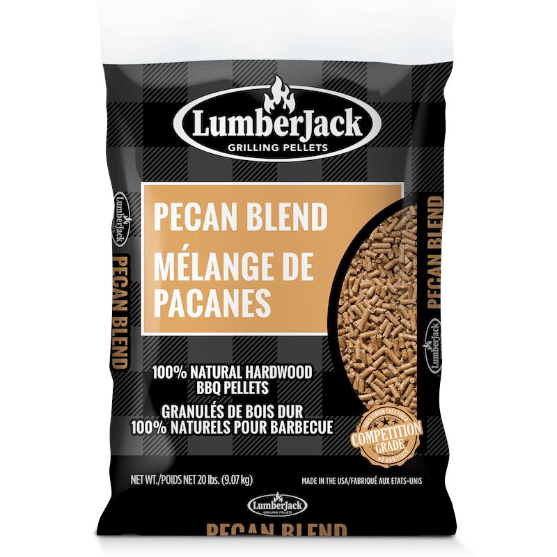BBQ Fuel - Wood Pellets, Lump Charcoal, Wood Chunks - Get that Beautiful Smoky Flavour 43 Lumberjack Pecan Blend BBQ Pellets