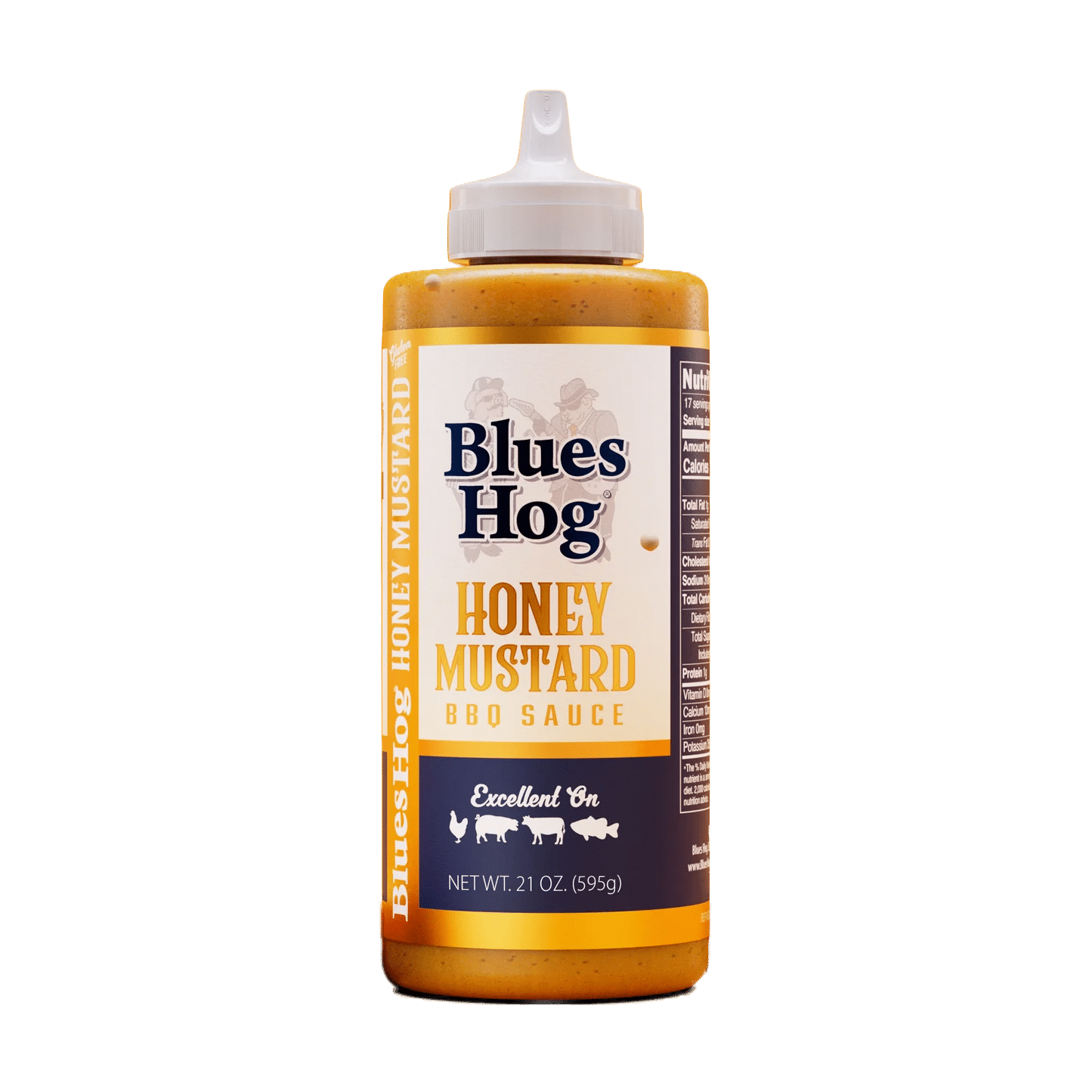 Blues Hog Honey Mustard BBQ Sauce 23oz 1 Blues Hog Honey Mustard BBQ Sauce 23oz
