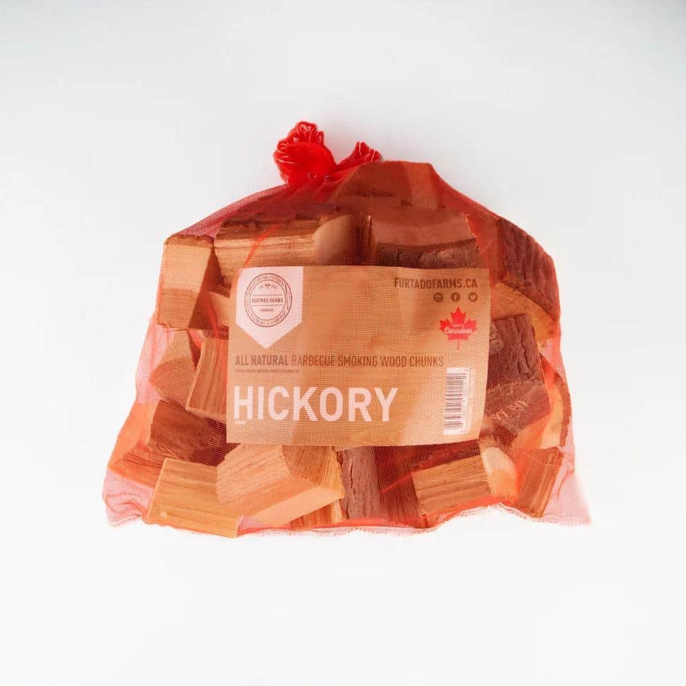 Furtado Farms Hickory Cookwood Chunks – Bold, Natural Hickory Smoke Flavour